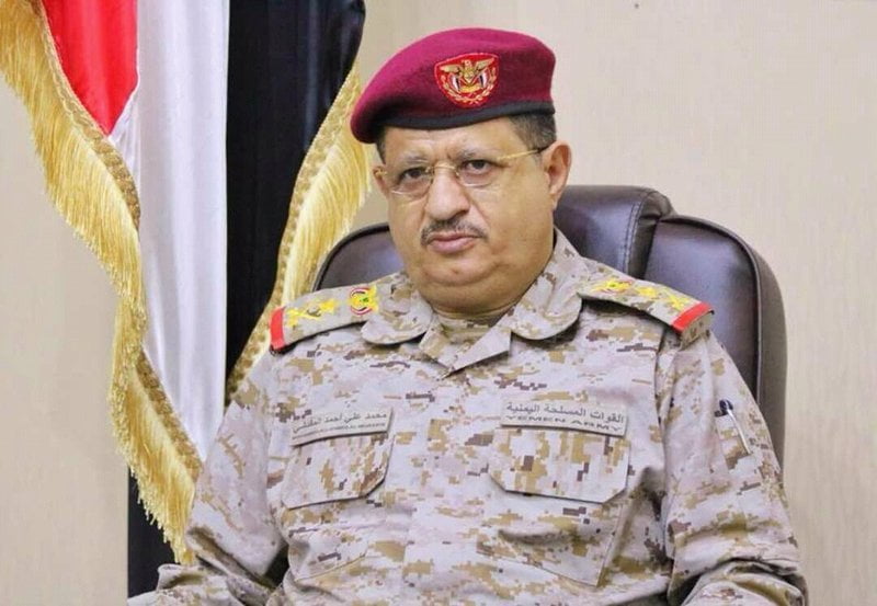 وزير الدفاع اليمني يثمن مواقف تحالف دعم الشرعية في التصدي للشرور الإيرانية وأدواتها التخريبية