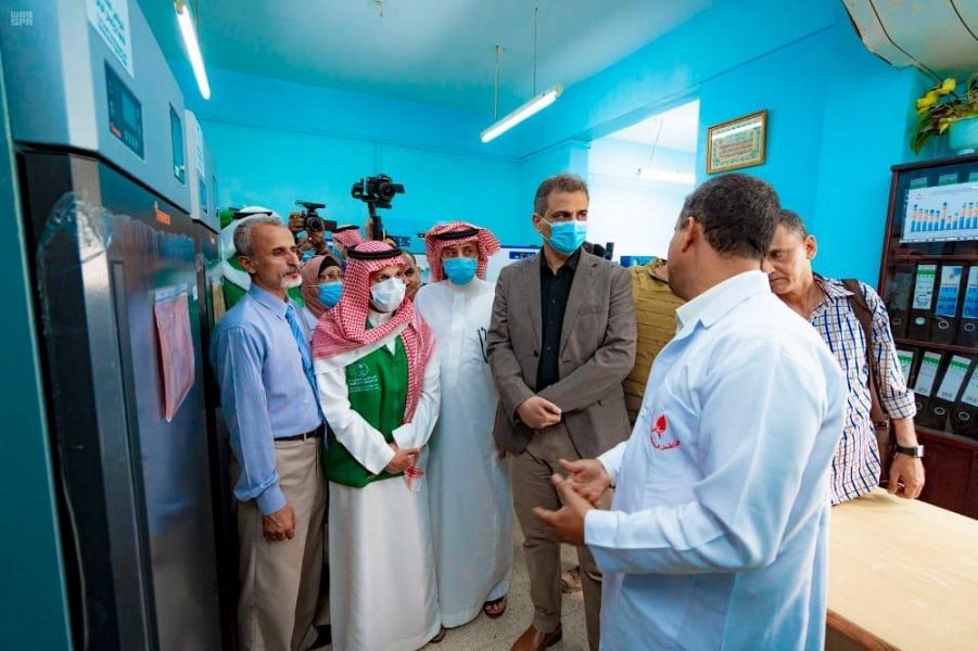 البرنامج السعودي لتنمية وإعمار اليمن يطلق مشروعين لدعم الصحة في عدن